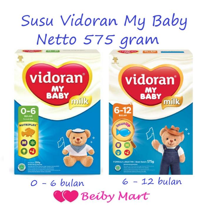 SUSU VIDORAN MY BABY 0-6 BULAN / 6-12 BULAN netto 575G