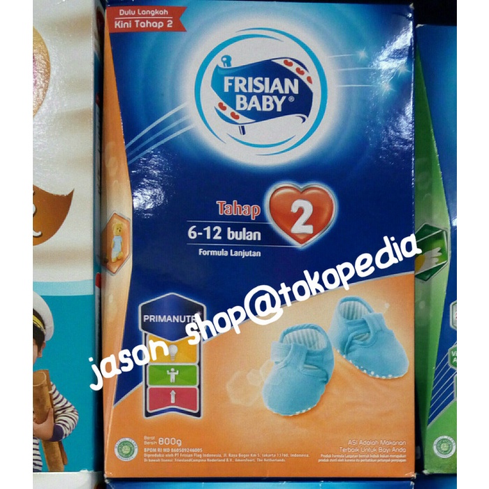 Susu Frisian Flag langkah 6-12 bulan 800 gram/frisian flag langkah