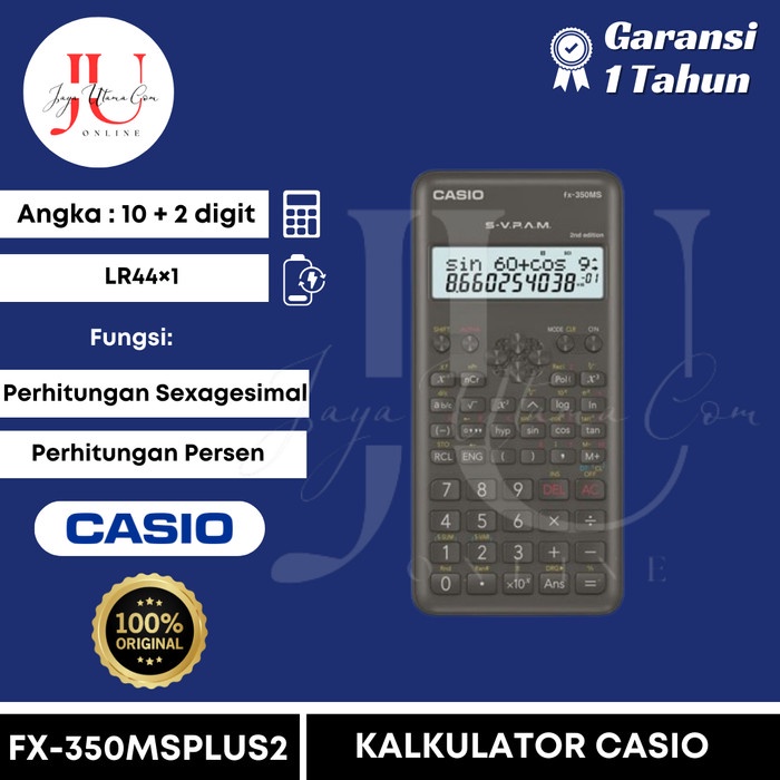 

Casio FX-350MS 2 Calculator Original / Casio FX- 82ES Calculator Original