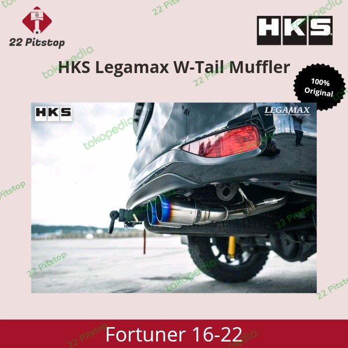 Banyak Dicari Hks Legamax W-Tail Muffler Toyota Fortuner & Innova