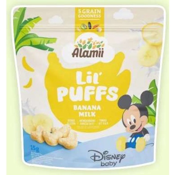 

ALAMII LIL PUFFS BANANA MILK 15GR - RAJA SUSU