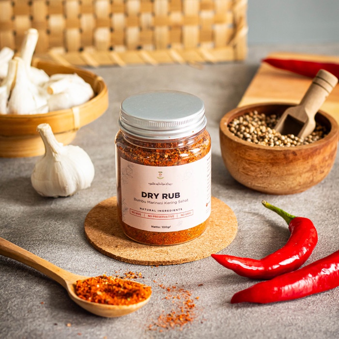 

TERJAMIN Tani Organic Dry Rub Bumbu Marinasi Serba Guna Rendah Lemak Spices Cajun Seasoning BBQ