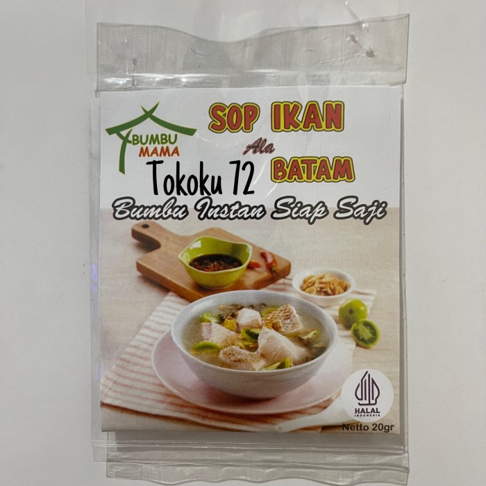 

TERBARU Bumbu Mama Sop Ikan Batam 20 gr