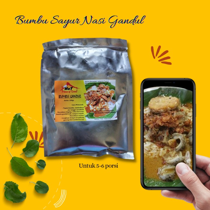 

BERGARANSI Bumbu Nasi Gandul Khas Pati 100gr