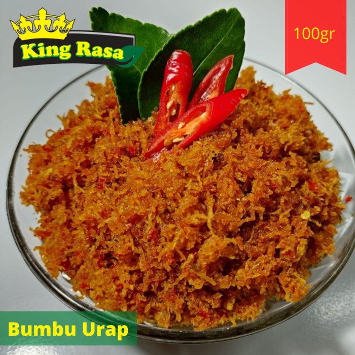 

DISKON Bumbu Urap Kelapa Bumbu Urap Sangrai 100gr Frozen Bumbu Urap Pedas