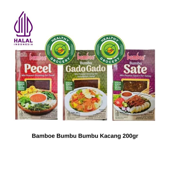 

LIMITED EDITION Bamboe Bumbu Gado Gado 200gr / Sate / Pecel / Bamboe Bumbu Kacang