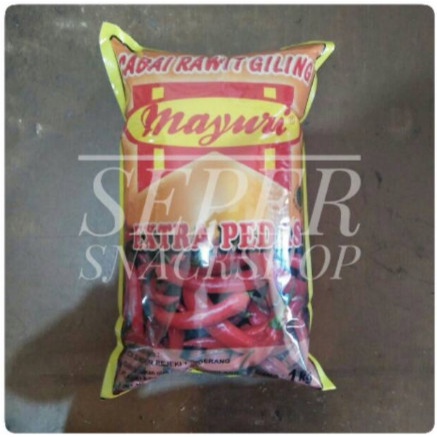 

STOK TERBATAS BUBUK CABE INSTANT / BUMBU TABUR / BUMBU RESTORAN PEDAS MAYURI 1 KG