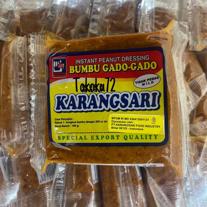 

BOOM SALE Bumbu Gado-gado Karangsari TIDAK PEDAS 180 gr