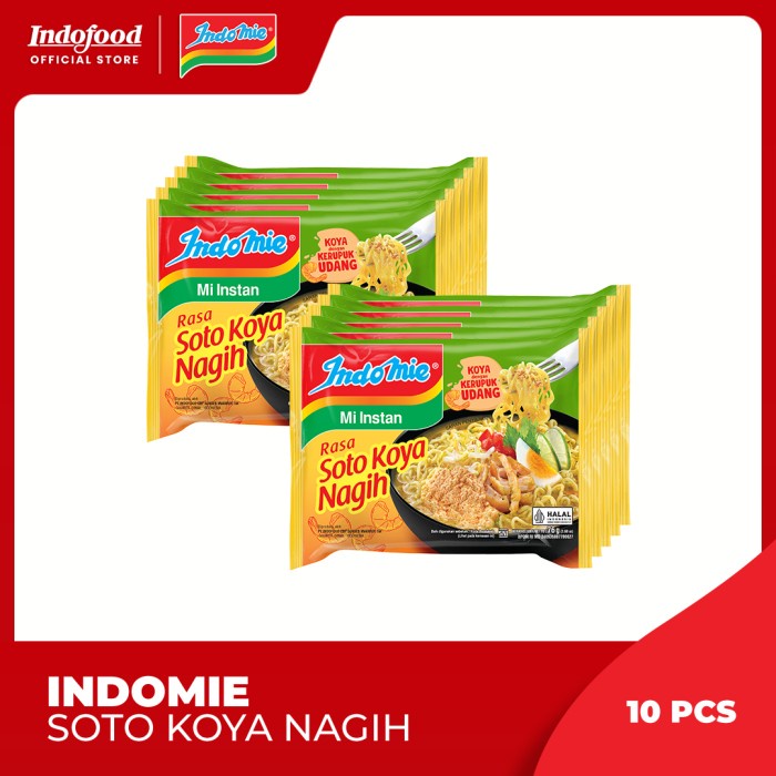 

Wdo - 10 Pcs - Indomie Rasa Soto Koya Nagih