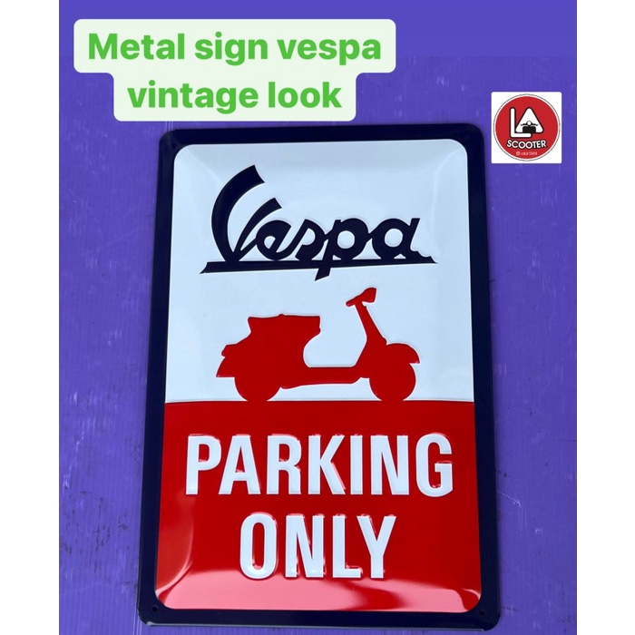 STOK AMAN ENAMEL "PARKING ONLY" BY SIP GERMANY KODE 68