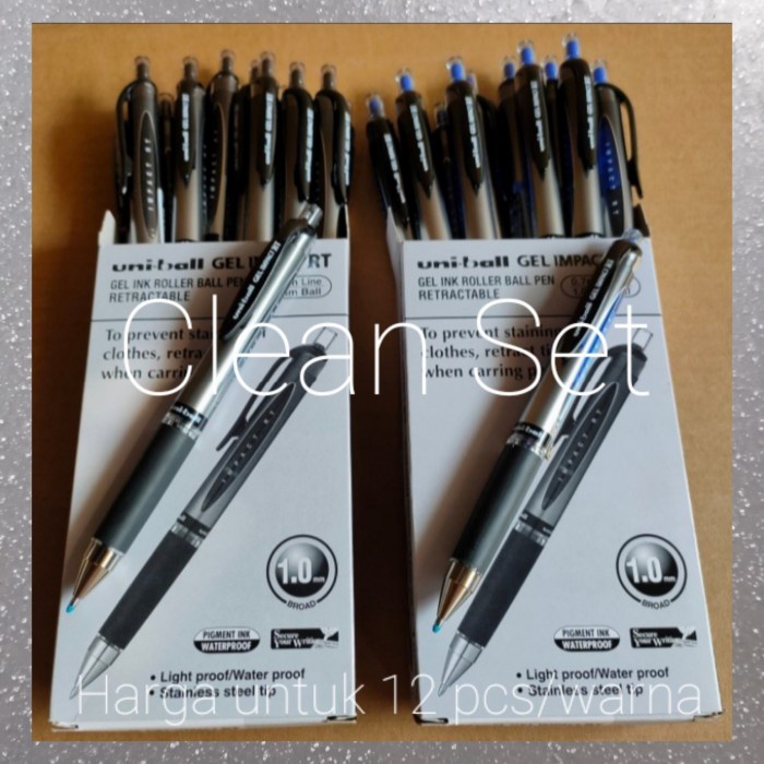

pulpen gel uni ball impact RT 1.0mm