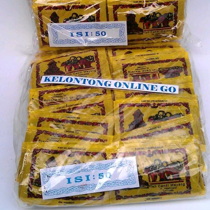 

TEH CANDI WAYANG 1 BAL ISI 20 PACK @50 SACHET KECIL - TEH HITAM - TEA PROMO