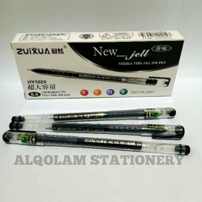 

JTTOP" AZKA STATIONERY SELUSIN ( 12 PCS ) NEW GEL PULPEN ZUIXUA 0.4 MM GEL PEN ZUIXUA / VAN-ART