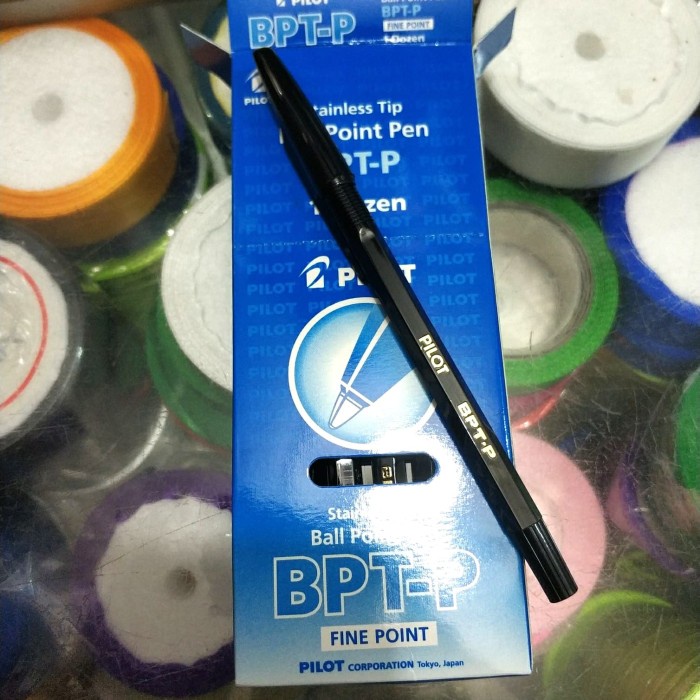 

JTTOP" PULPEN / BOLPOIN PILOT BPT-P FINE POINT STAINLESS TIP ISI 12 PCS