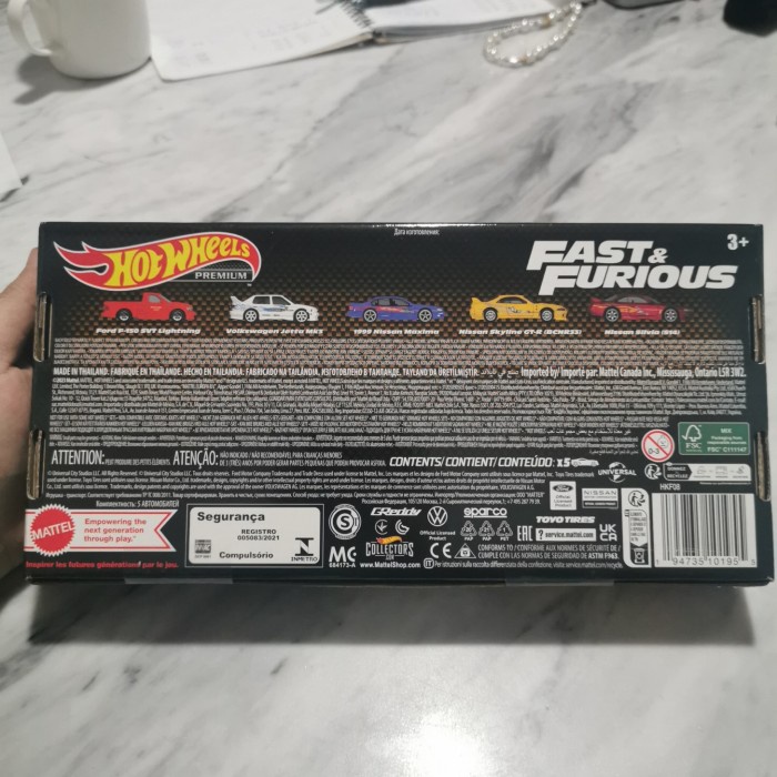 SALE  HOTWHEELS FAST & FURIOUS PREMIUM BOX SEGEL READYY