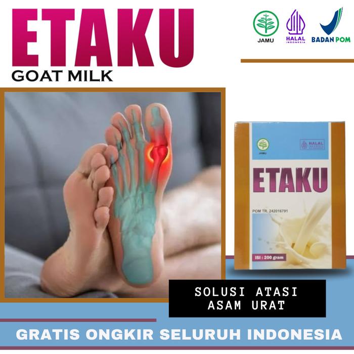 

terbaru !!! etaku susu untuk asam urat, radang sendi, saraf kejepit, pegal linu, pengapuran tulang