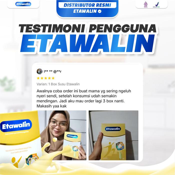 

terbaru !!! etawalin paket 4 box asli & bpom original resmi minuman susu bubuk kambing etawa dengan