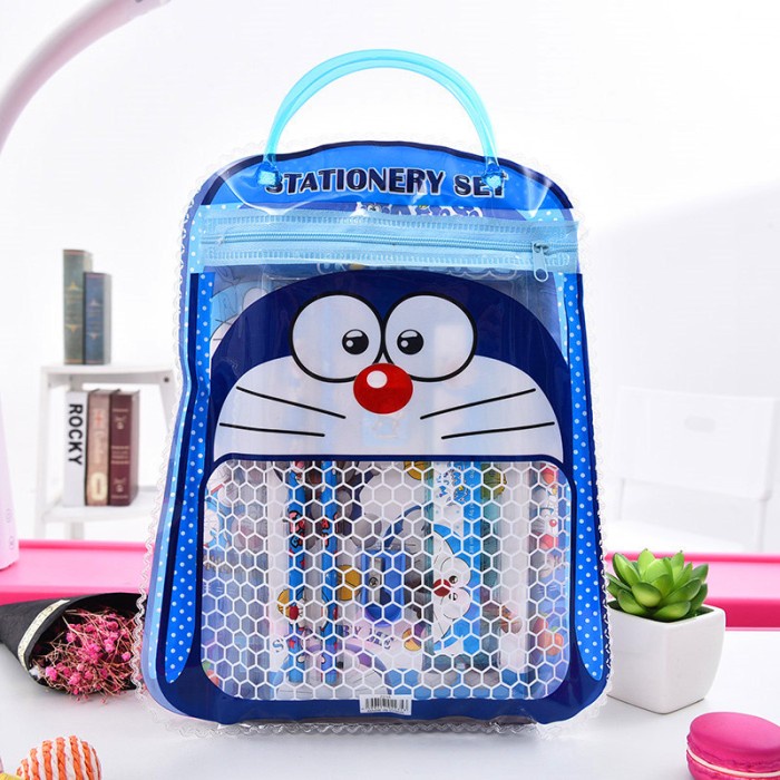 

JTTOP" GTT STATIONERY SET 6 IN 1 FREE BAG ALAT TULIS ANAK SEKOLAH BUKU PULPEN