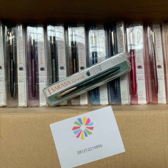 

JTTOP" ZEBRA SARASA GRAND 0.5 MM GEL PEN VINTAGE SINGLE/SET OF 11 COLOR