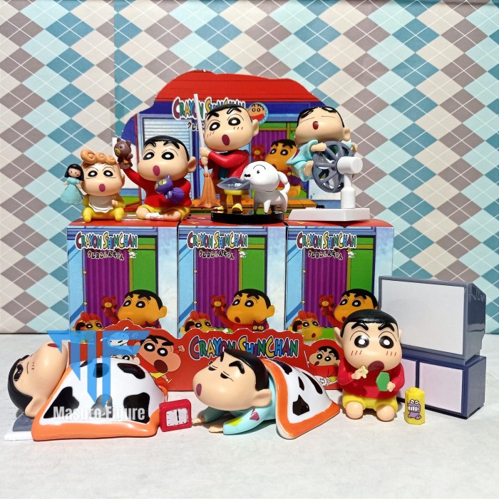 

| MFG | Figure Crayon Shinchan Daily Series Topper Cake Shin Chan Set Isi 6
