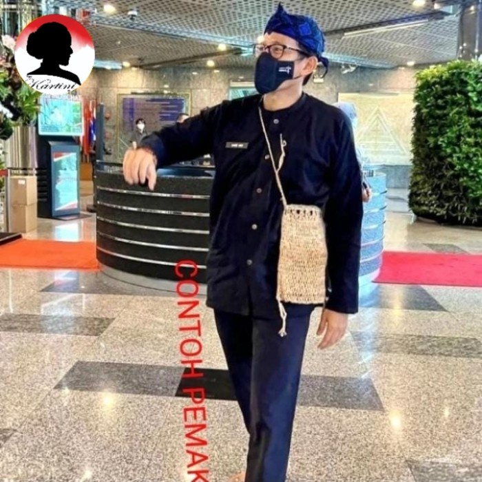 TERBAIK BAJU ADAT BADUY BADUI REMAJA DEWASA SETELAN BAJU BADUY LENGKAP TAS BADUY UDENG BADUY