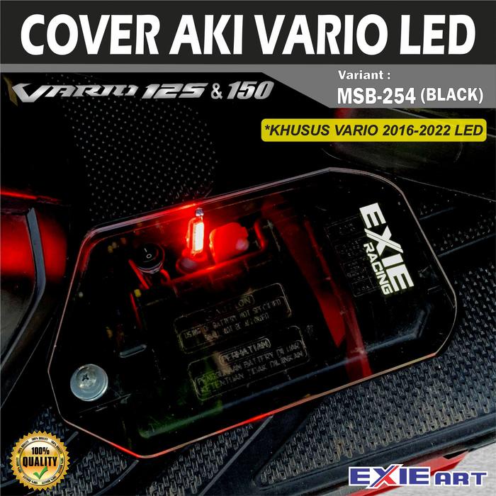 COVER AKI VARIO 125 & 150 LED - COVER AKI AKRILIK EXIE ART - TUTUP AKI RACING VARIO 125 & 150