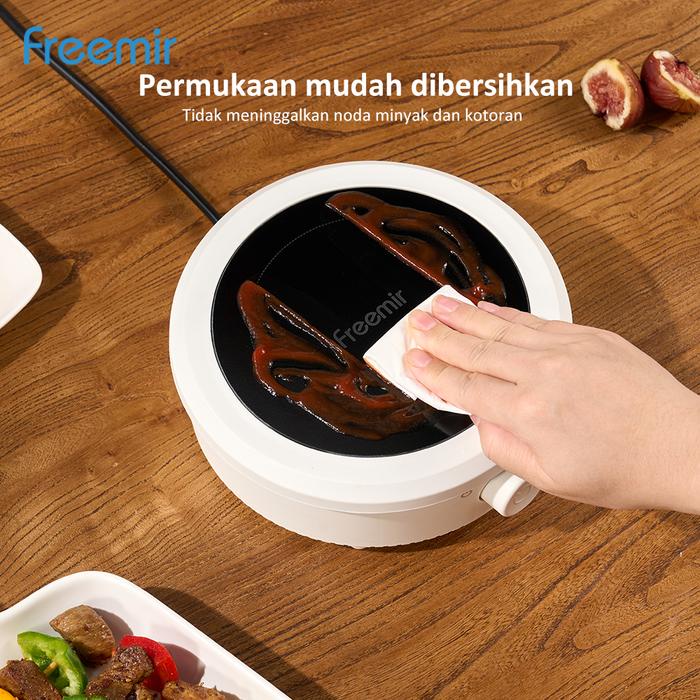 [BONUS FRY PAN 16 CM] freer Kompor Listrik Untuk Semua Jenis Wajan / Kompor Listrik Rendah Watt