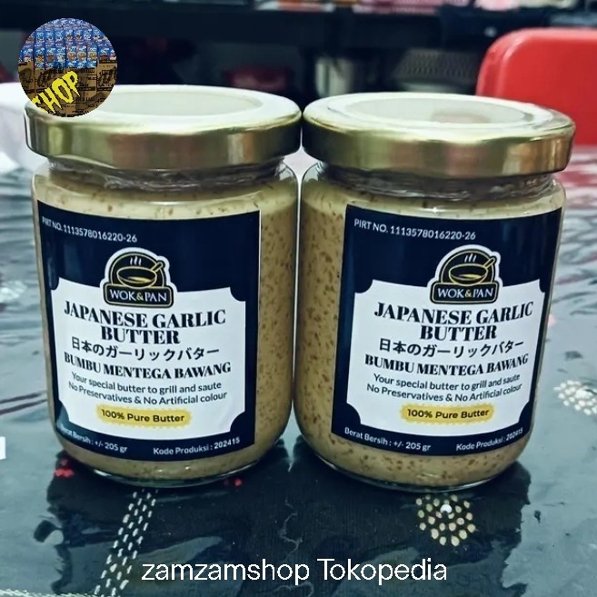 

wok&pan sauce saus bumbu mentega bawang Japanese Garlic butter 205gr Harga MurahBebas