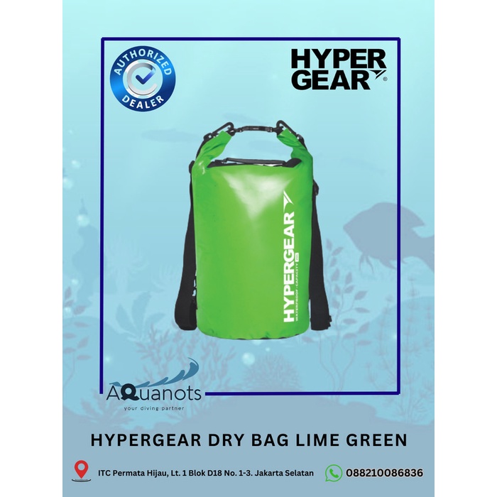 HYPERGEAR DRY BAG 20L TAS ANTI AIR FOR SNORKELING JETSKI SELAM