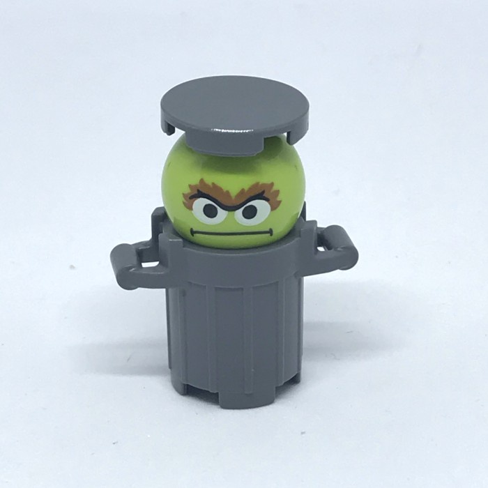 Lego Minifigure Oscar The Grouch Sesame Street Idea078 21324