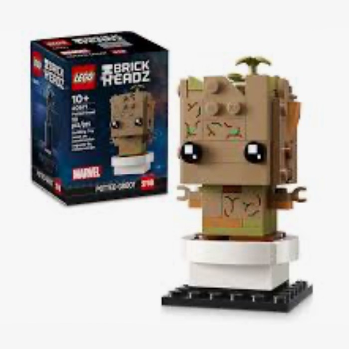 Lego 40671 Potted Groot Brickheadz Gotg Guardian Of The Galaxy Marvel