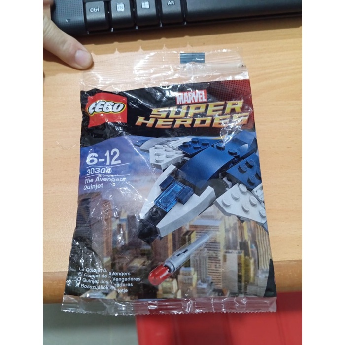 Lego 30304 Polybag The Avengers Quinjet Marvel Pesawat Super Heroes