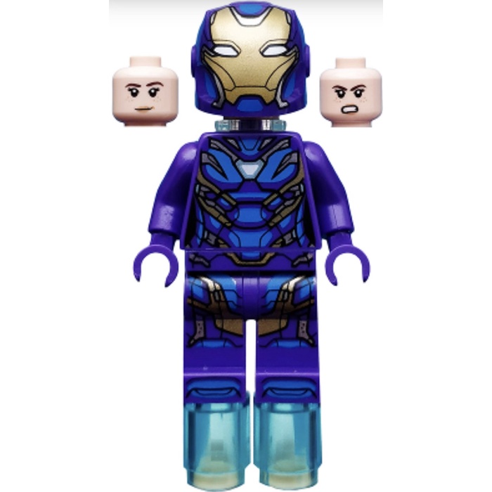 Lego Minifigure Rescue Pepper Potts Dark Purple Ironman Sh610 76144