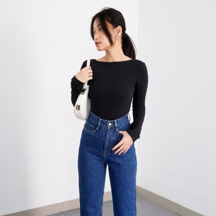 Karakiri - Elie Backless Top Backless Top Longsleeve Termurah