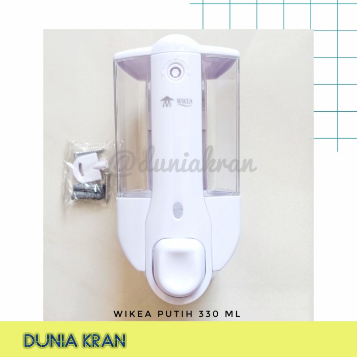 TEMPAT SABUN CAIR WIKEA PUTIH