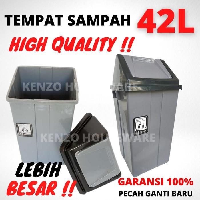 Tempat sampah Besar Tong Sampah Tempat Kotak Sampah Tutup Goyang