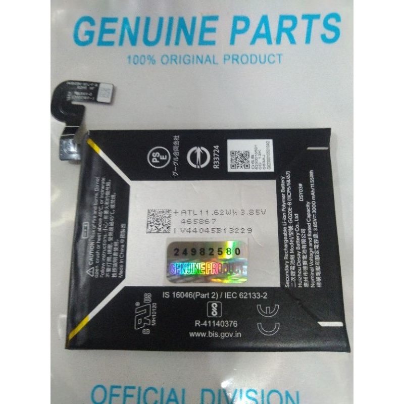 Gopix G020A-B Original 100% Genuine Battery Batre Baterai Gopix Pixel 3A Xl 3Axl