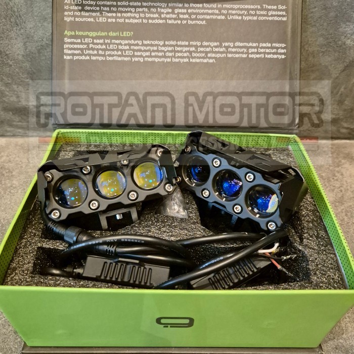 Mini Projie Luminos Q9 Pro Triple Lens Blue Lens Q9 PRO / LUMINOS Q9 PRO LASER LED / MINI PROJIE 3