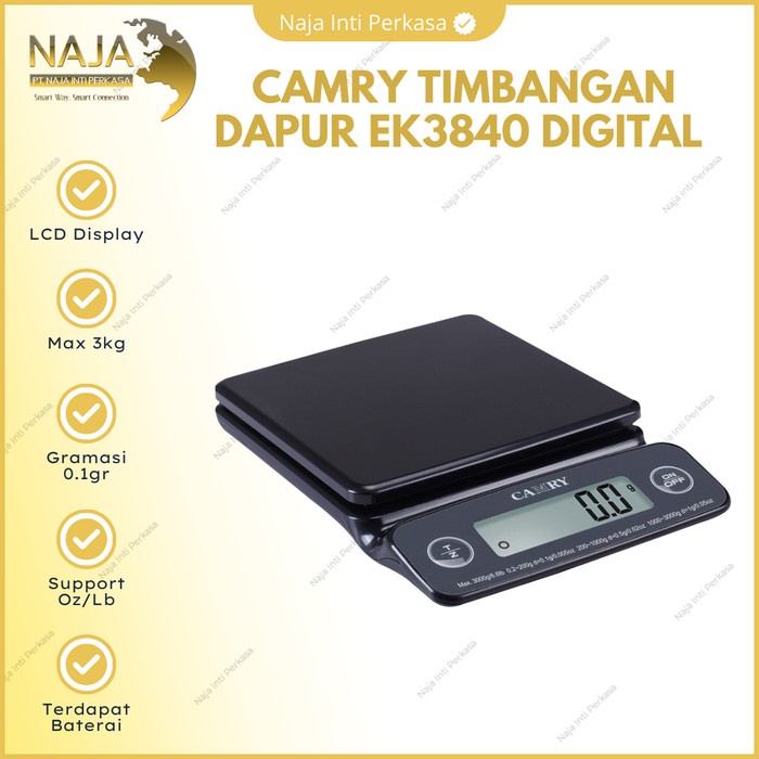Camry Timbangan Dapur Timbangan Camry EK3840 Camry EK3840