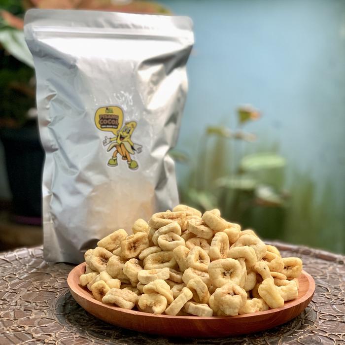 

(500g) Keripik Pisang Gendut Krispi - Cemilan Buah Enak Renyah Crispy