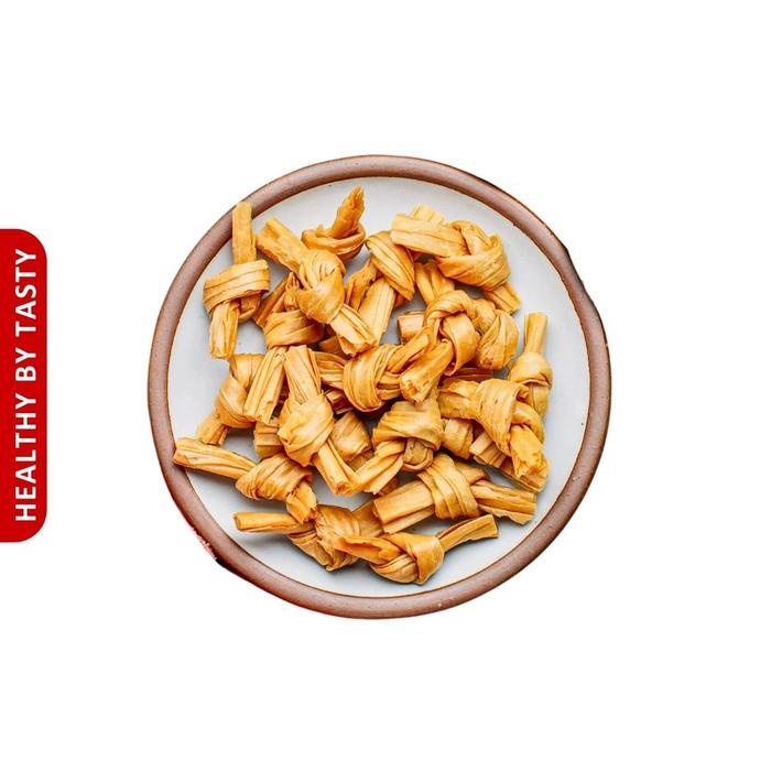 

Kembang Tahu Pita Degreased Soybean Paper Knot TTS 150 Gram