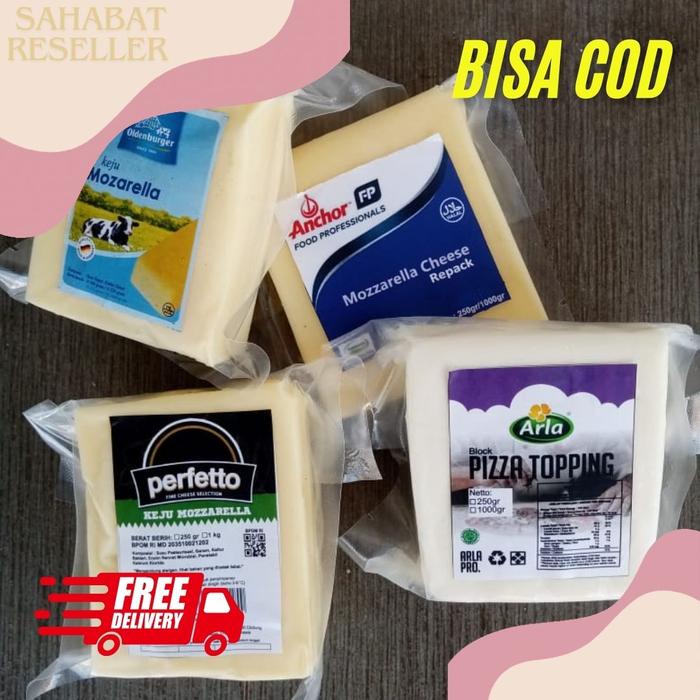 

Keju Mozarella Perfetto Asli - Susu Baking Bubuk Cheddar dan Anchor Hit Cheese Cemilan