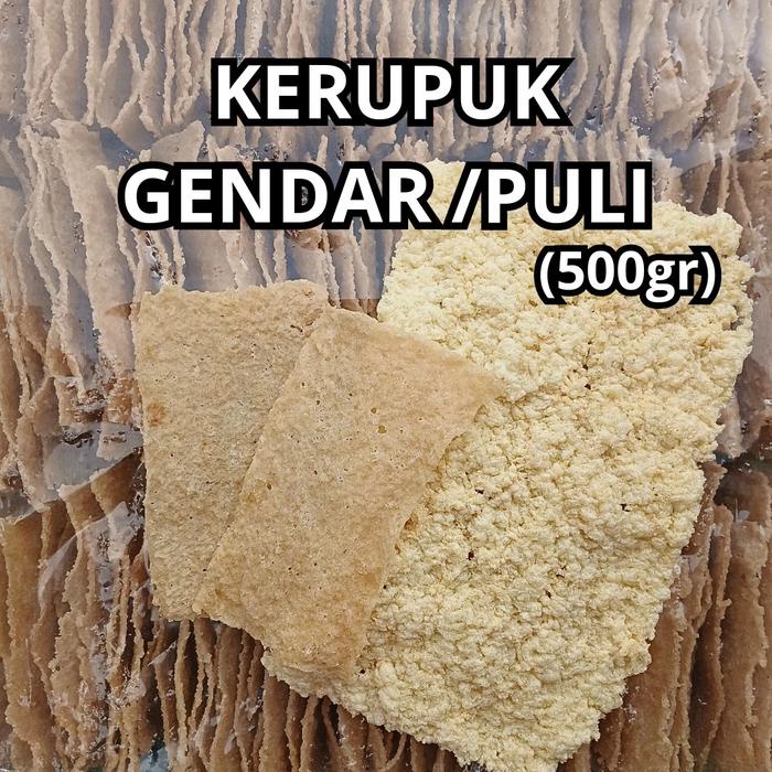 

KERUPUK PULI/GENDAR/JENAR PULEN MENTAH 500gr