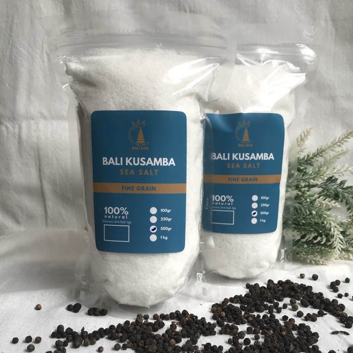 

Sale! Garam Bali Kusamba / Kusamba Natural Sea Salt 1Kg