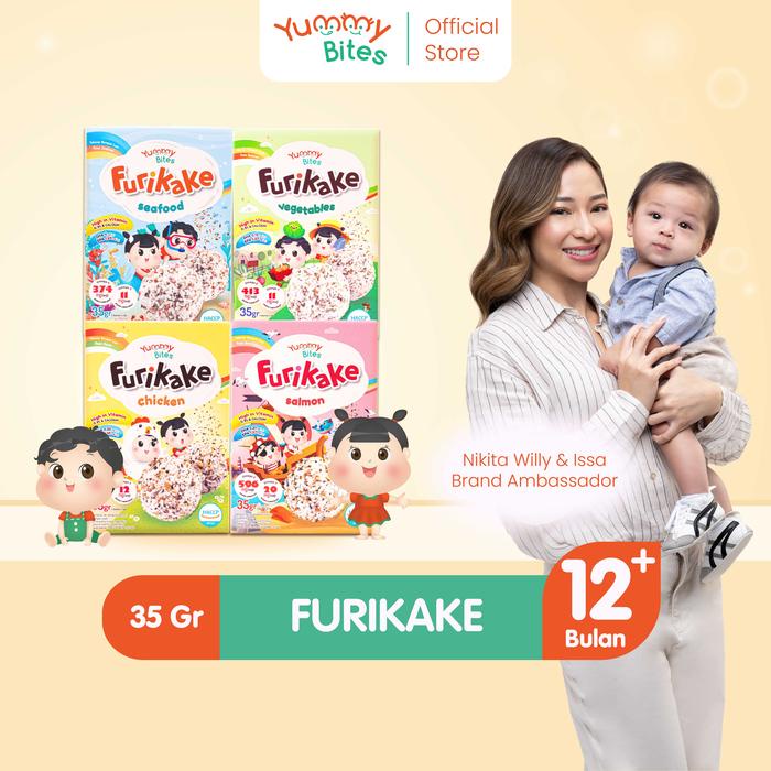 

Sale! Yummy Bites Furikake 35Gr/ Topping Rumput Laut/ Nori Tabur/ Mpasi Bayi