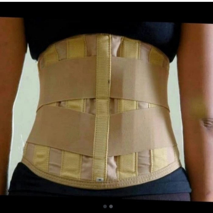 korset lumbar / korset pinggang / penyangga tulang belakang