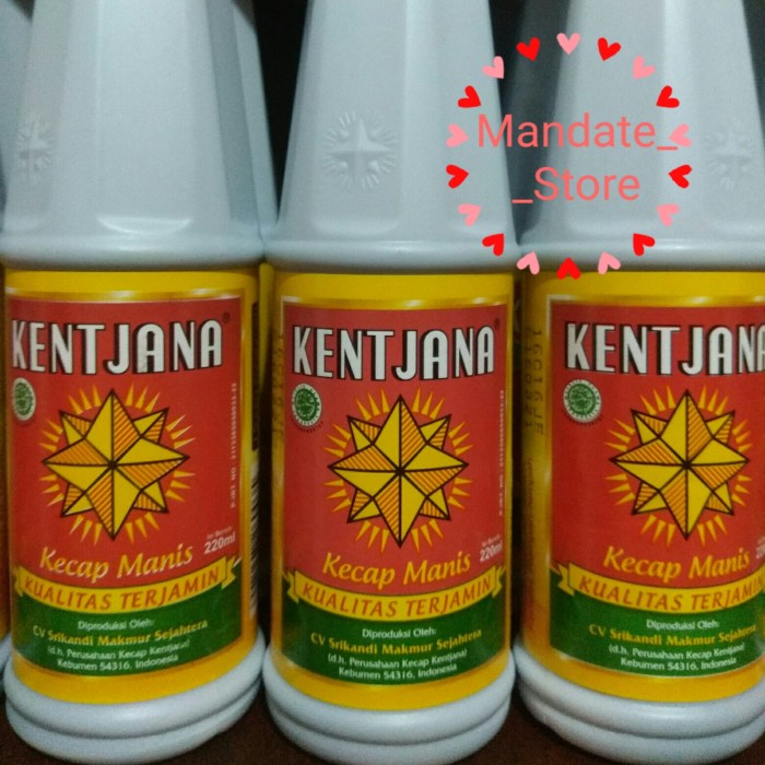 

Sale! Kecap Manis Cap Kentjana 220Ml Asli Kebumen