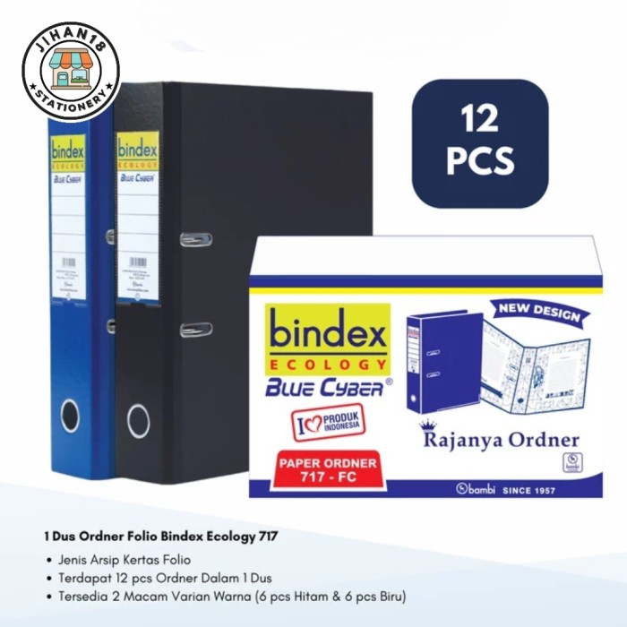 

Odner Bindex Folio 717 / Dus Isi 12 - Gojek/Grab