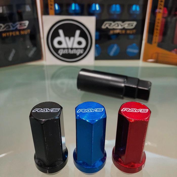 Paling Baik Lugnut Rays Hypernut Racing Nut 1.5 & 1.25 Mm Mur Baut Roda