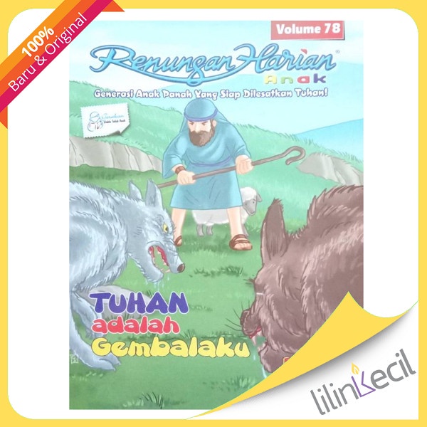 

Buku Renungan Harian Anak Vol.78- Tuhan Adalah Gembalaku